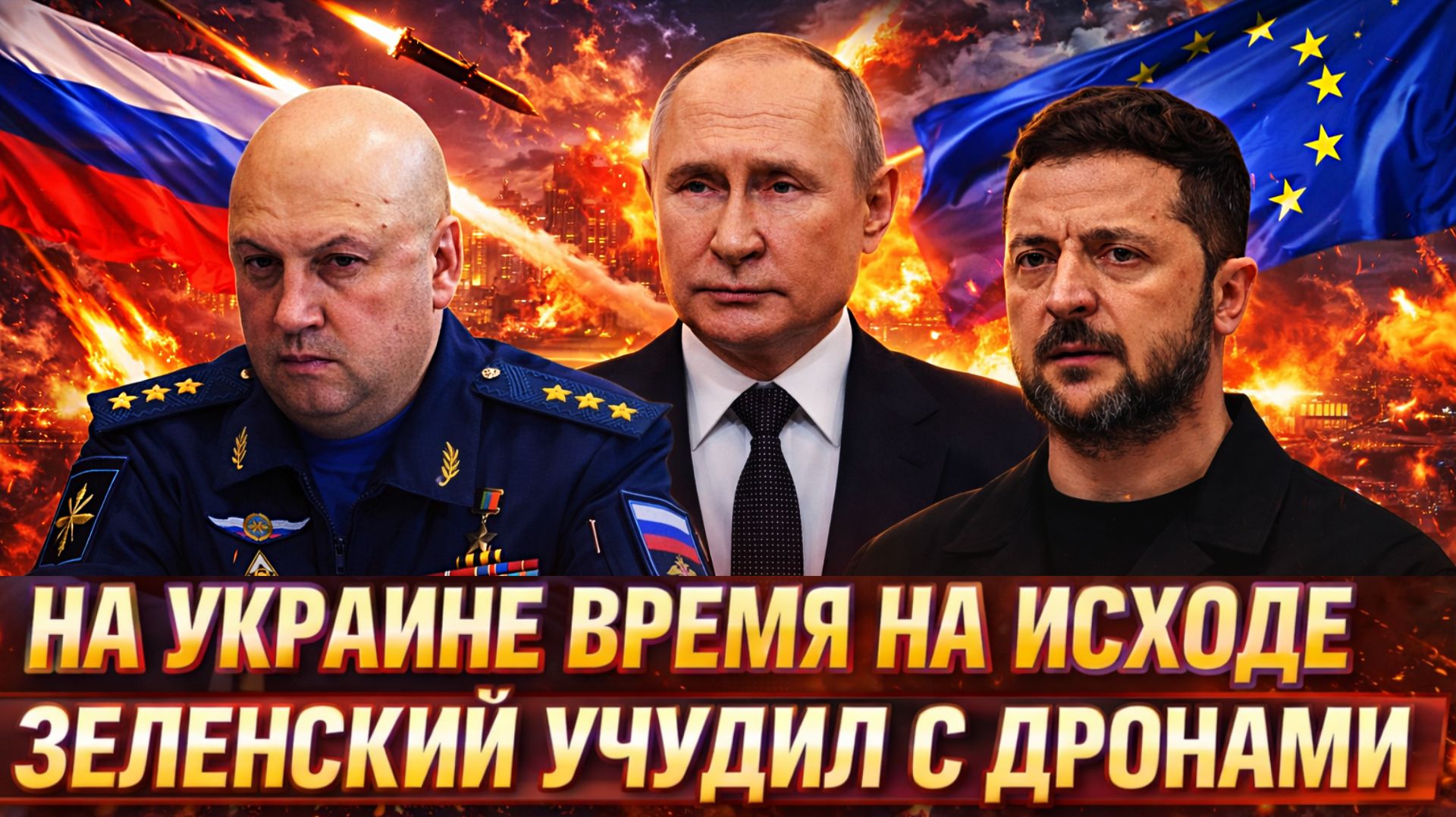 На Украине время на исходе// "Зеленский получили из-за дронов"// Европа с Путиным такое не терпят смотреть онлайн