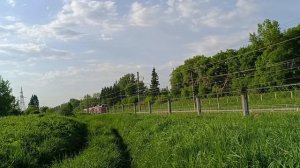 ЭП2К с поездом