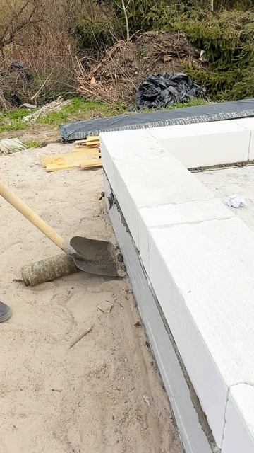 ЭТО спасет ваш ФУНДАМЕНТ от трещин 🙌🏼 #фундамент #отмостка