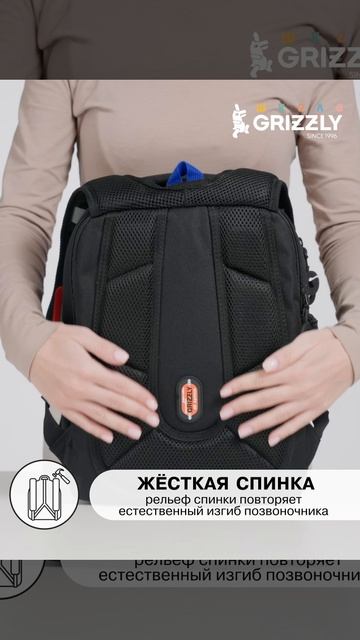Школьный рюкзак GRIZZLY RAf-493-3