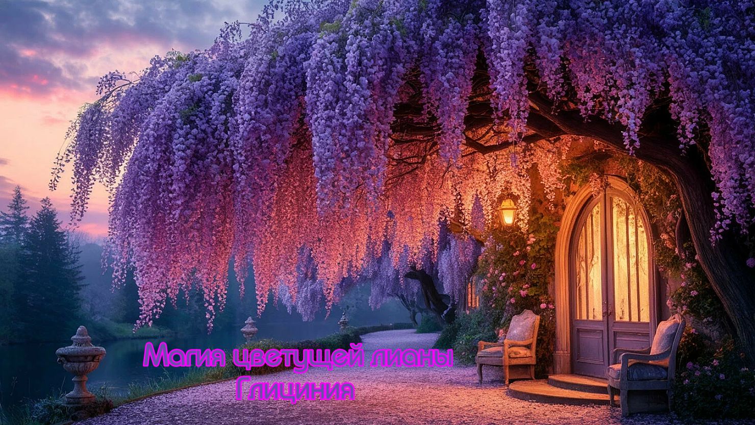 Магия цветущей лианы   *    Глициния