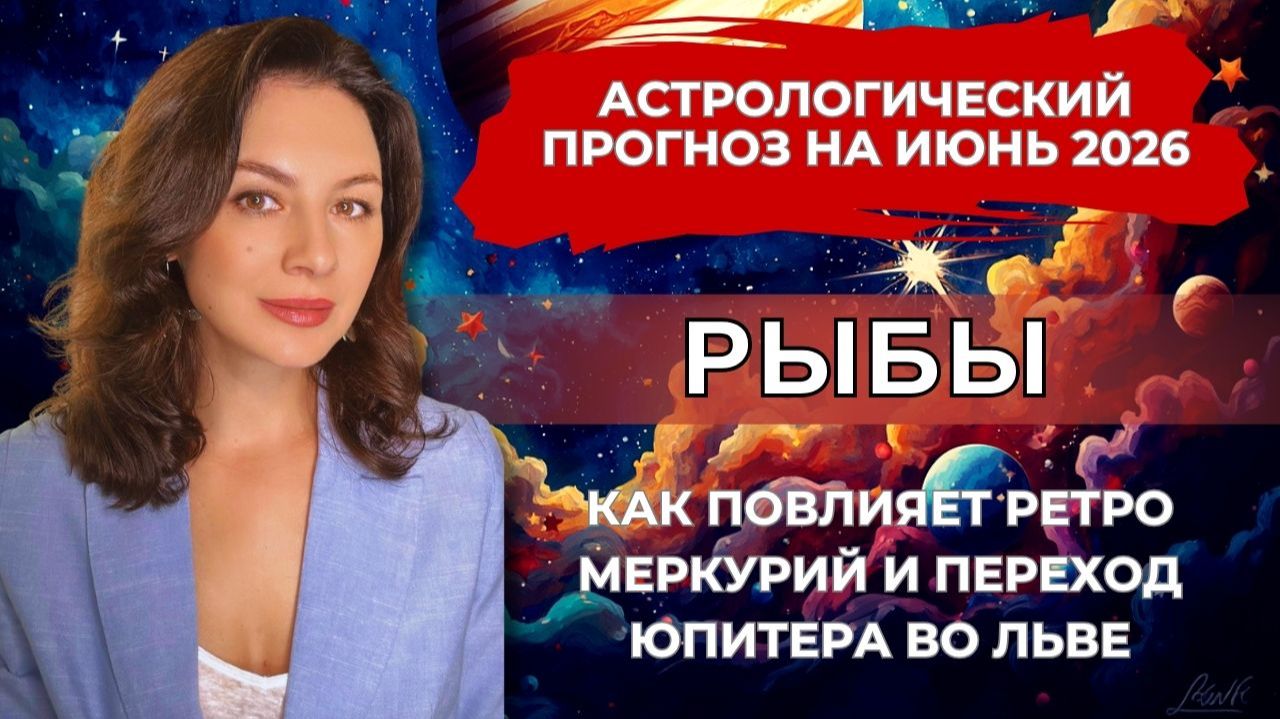 РЫБЫ, НЕ УПУСТИТЕ СВОЙ ШАНС: ИЮНЬ ГОТОВИТ ВАМ ПОДАРКИ СУДЬБЫ. Прогноз на ИЮНЬ 2026
