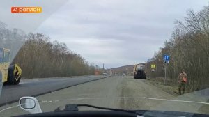 МИЛЬКОВСКУЮ ТРАССУ У ПОСЁЛКА РАЗДОЛЬНОГО НАЧАЛИ РЕМОНТИРОВАТЬ НА КАМЧАТКЕ • БЕЗ КОММЕНТАРИЕВ