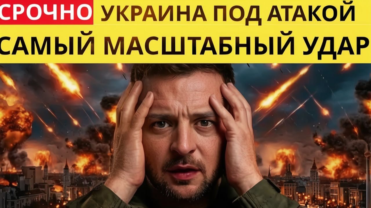 СРОЧНЫЕ НОВОСТИРоссия нанесла самый масштабный удар по Украине