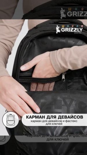 Школьный рюкзак GRIZZLY RB-653-3