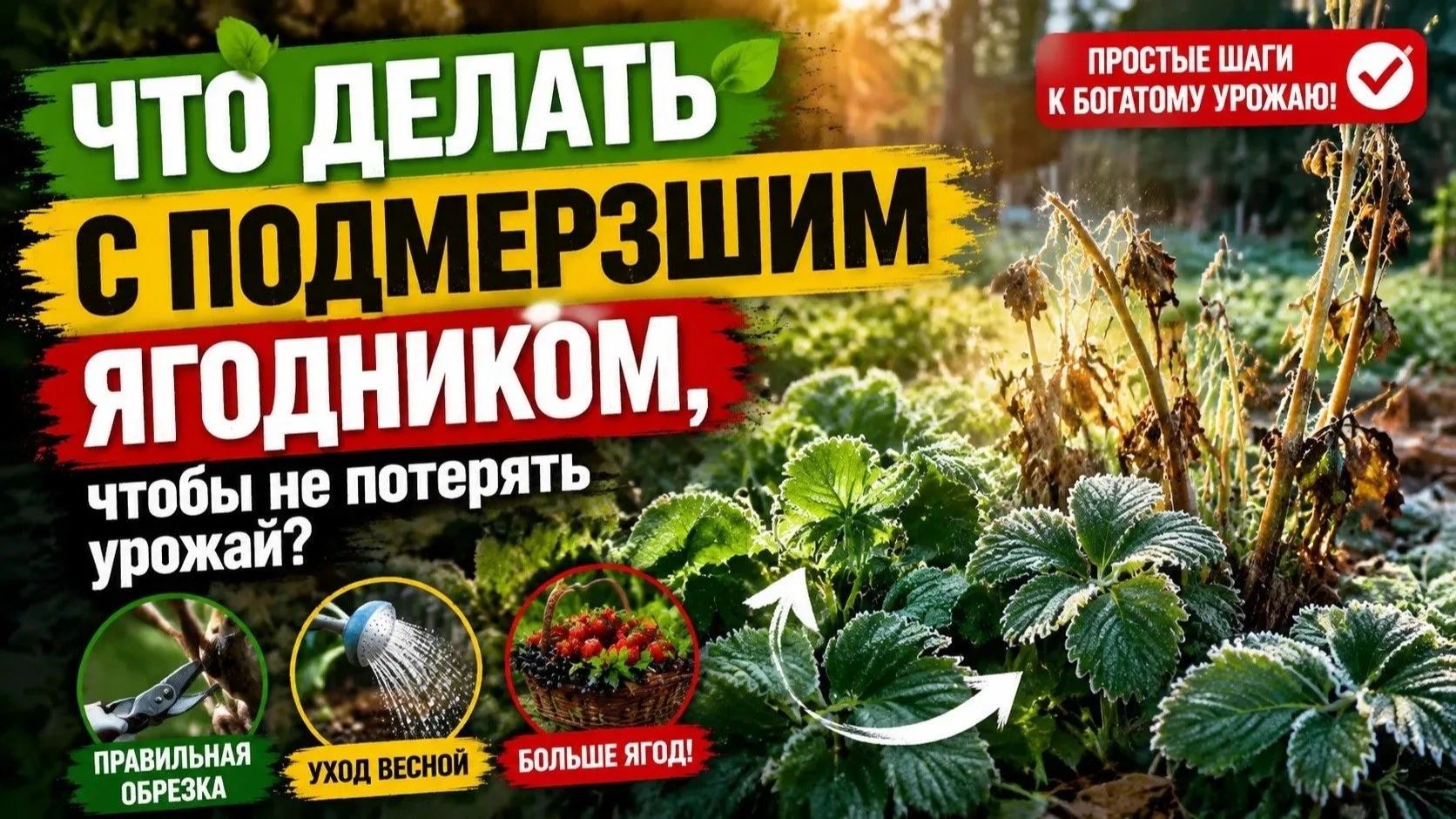 Возвратные заморозки ударили по ягоднику. Как его восстановить?