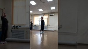 Аэробная тренировка с легким весом! Без прыжков и приседаний!