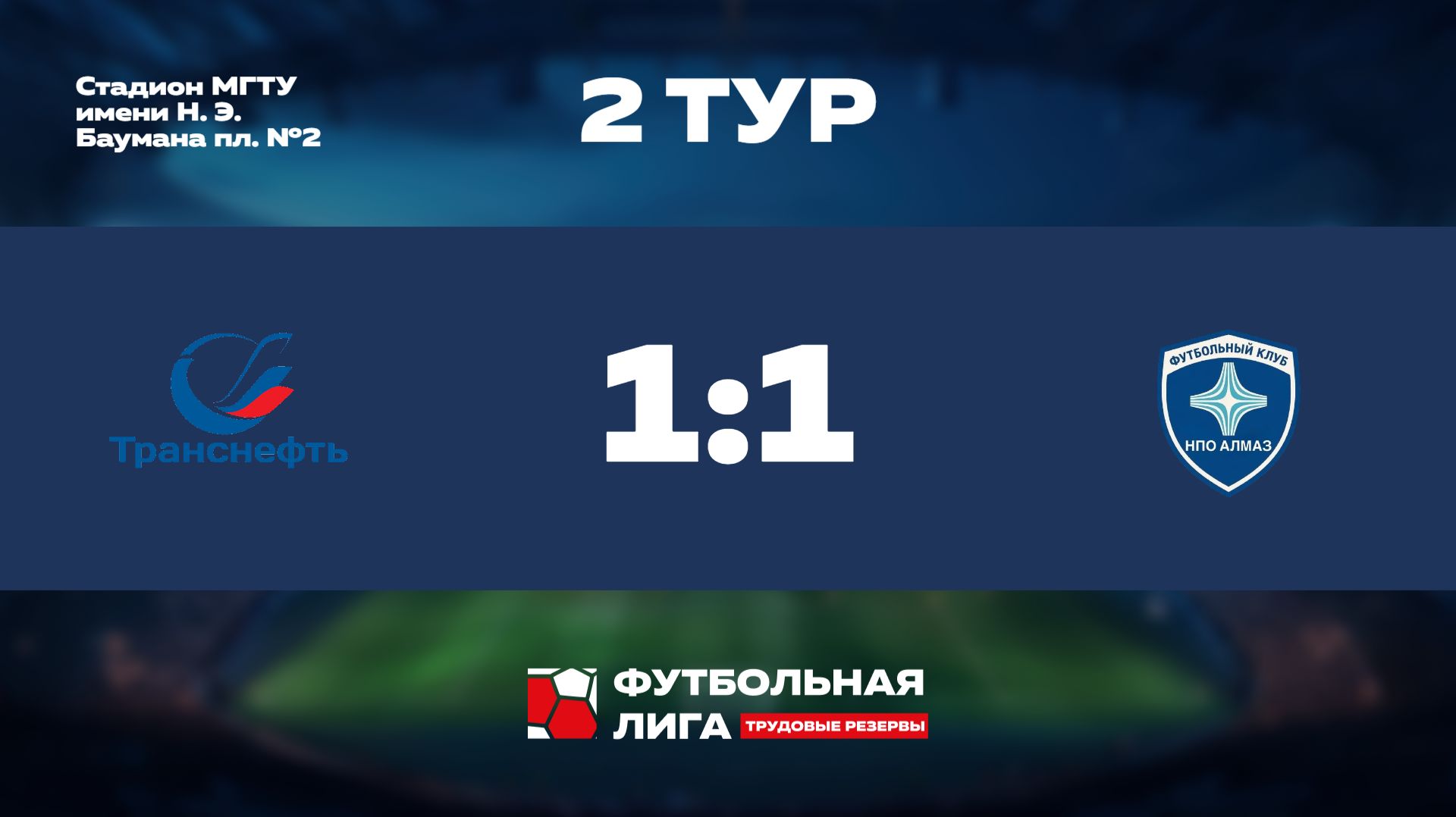 Обзор | 2 тур |  ПАО Транснефть - ПАО НПО АЛМАЗ | Марс