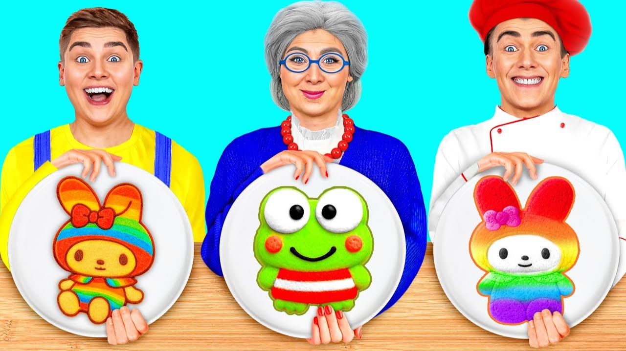 Кулинарный Челлендж# Я против Бабушки # Креативные Лайфхаки с Едой от TeenDO Challenge