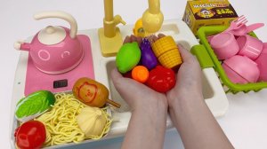 Игровой набор «Кухонная раковина» 🧼 Готовим с игрушкой! Распаковка игрушек! Мультики для детей!