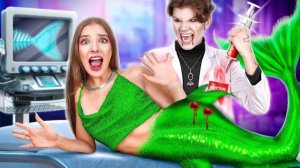 🧜♀️ РУСАЛКА ПОПАЛА В БОЛЬНИЦУ ВАМПИРОВ! 🩸 Симулирую болезнь ради Краша!