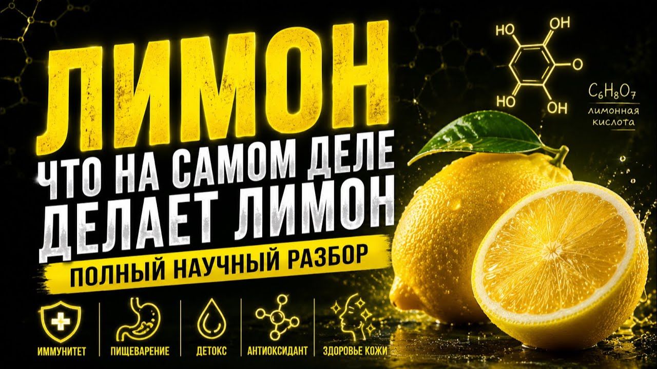 Что на самом деле делает лимон с твоими почками — учёные скрывали 20 лет → 👤 #BIOBASE12