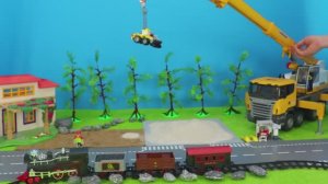 Машинки для малышей эвакуатор, экскаватор, машина, LEGO, электромобиль и пожарка — детское видео