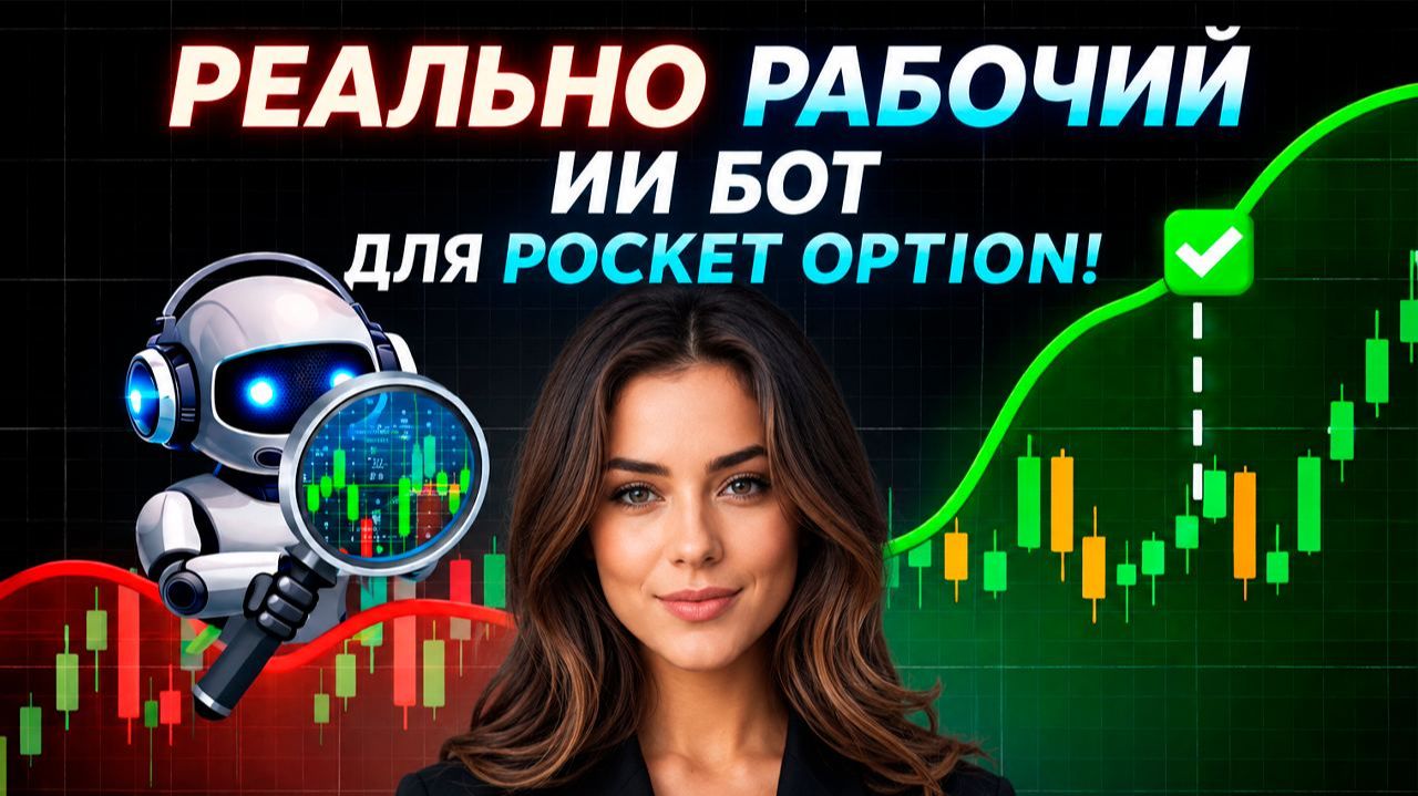 Покет Опшн обучение! Торгуем с ИИ роботом на Pocket Option! Бинарные опционы стратегия