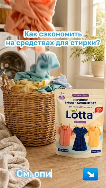 Как сэкономить на средствах для стирки с Lotta?
