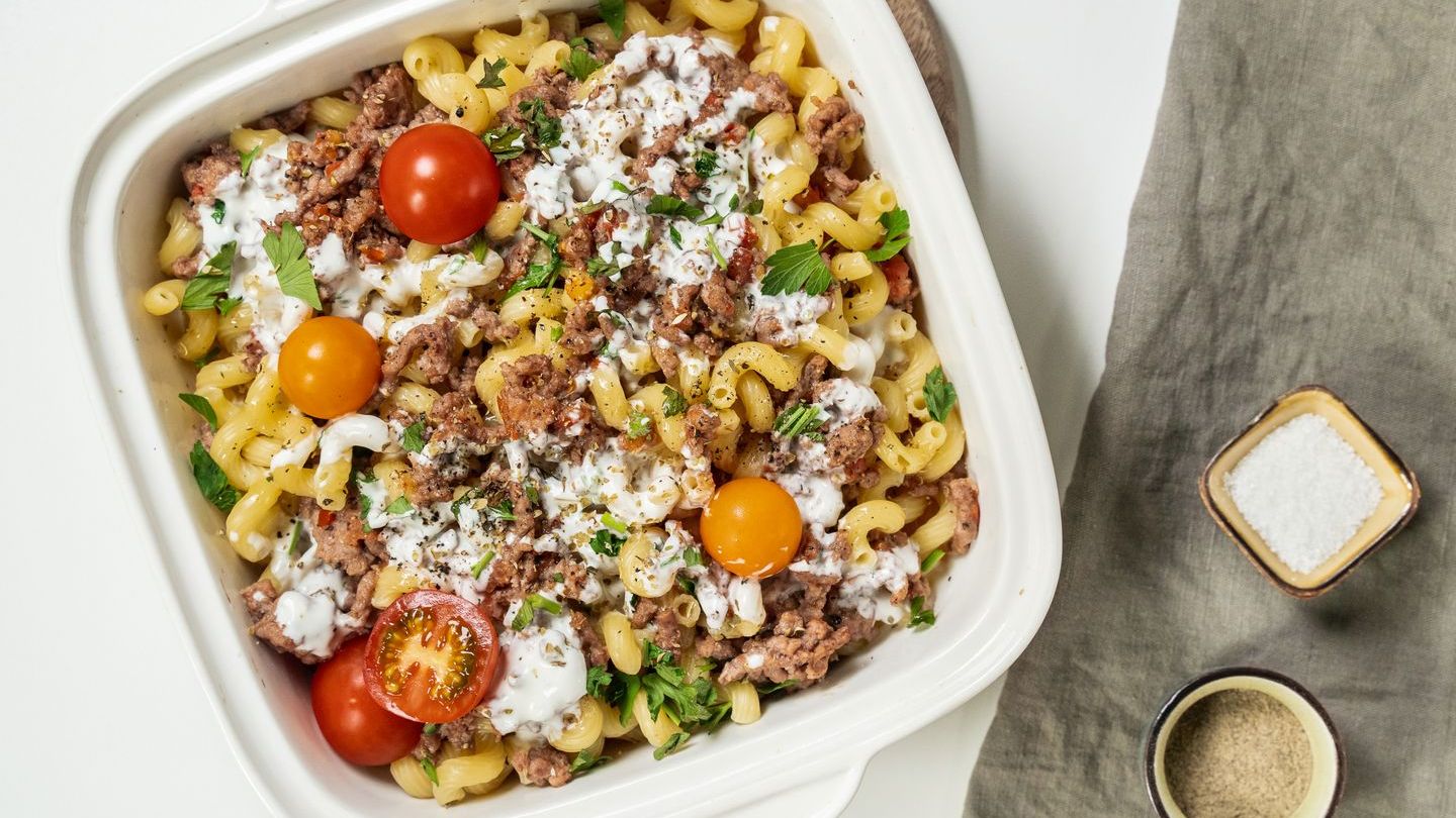 Мусака с макаронами смотреть онлайн
