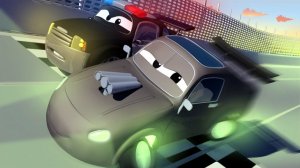 Авто Патруль -  СТРАННАЯ МАШИНА на Детской Площадке! - Автомобильный Город  🚓 🚒 детский мультфильм