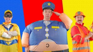 Смешной Полицейский, Пожарный и Доктор + СБОРНИК Lights Kids Детские Песни
