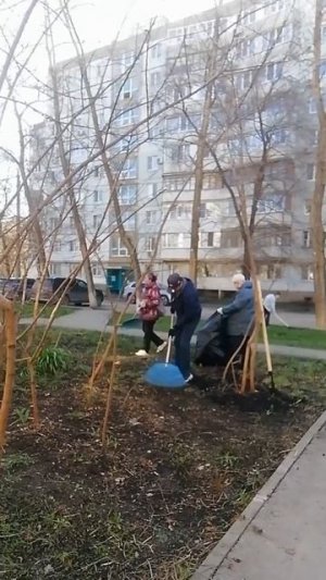 Субботник в Первом Приволжском микрорайоне