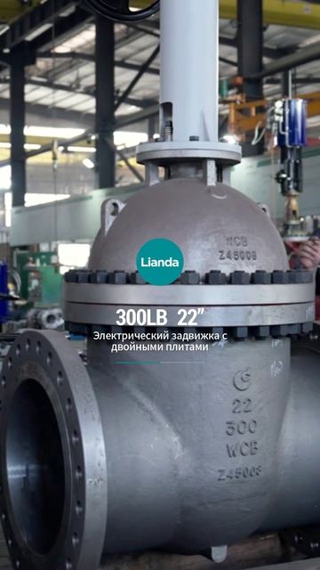 22” 300LB электрическая двойная клиновая задвижка-LIANDA