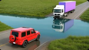Автомобили против глубокой воды: Безумный челлендж #14 в BeamNG Drive!