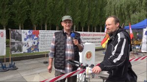 Rüdiger Hoffmann im Interview mit Billy Six am Tag des Sieges Berlin-Treptow 9. Mai 2026