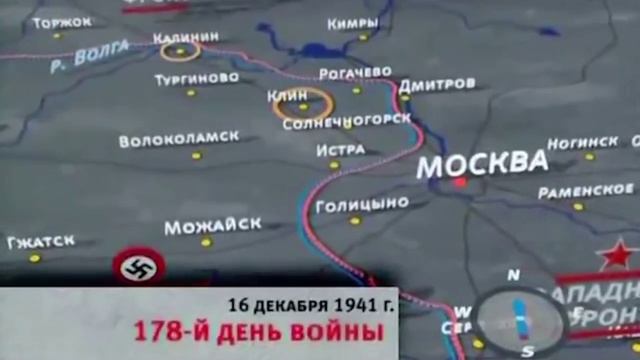 5 декабря 1941 начало контрнаступления советских войск в битве под Москвой