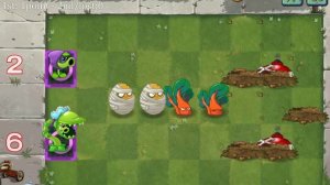 Plants vs. Zombies 2 Peashooter vs. Snap pea - Free vs. Premium - Who is win?