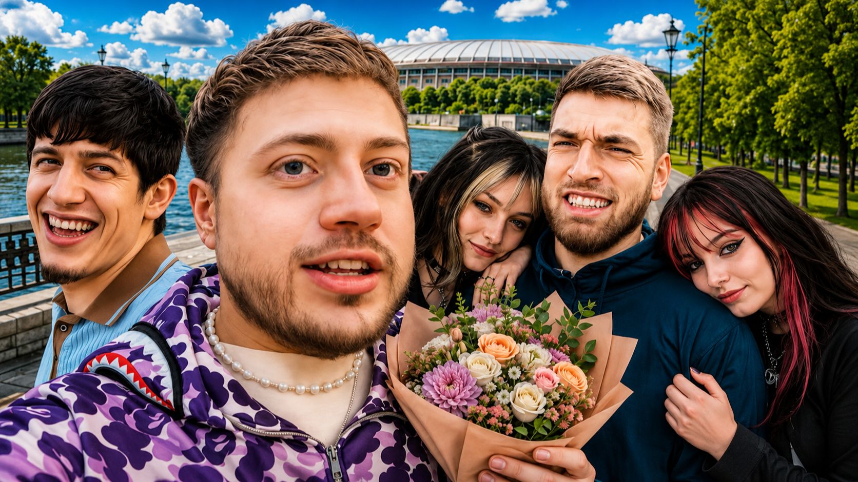 АНАР И РАВШАН ПОКАЗАЛИ МОСКОВСКИХ КРАСОТОК НА ЛУЖНИКАХ🥰