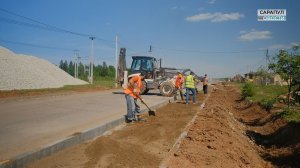 РЕКОНСТРУКЦИЯ ДОРОГИ ПО УЛИЦЕ МИРА ПРОДОЛЖАЕТСЯ
