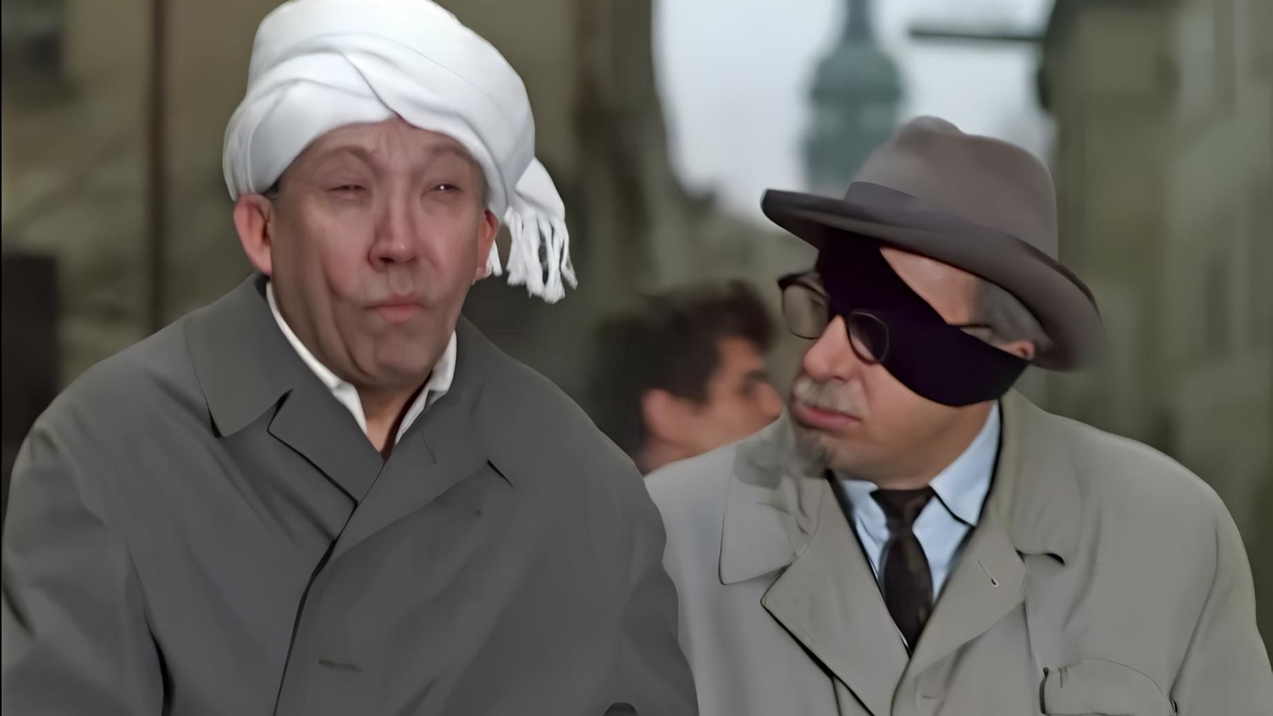 Я не хочу быть иностранцем! Фрагменты из фильма "Старики-разбойники". 1971 г.