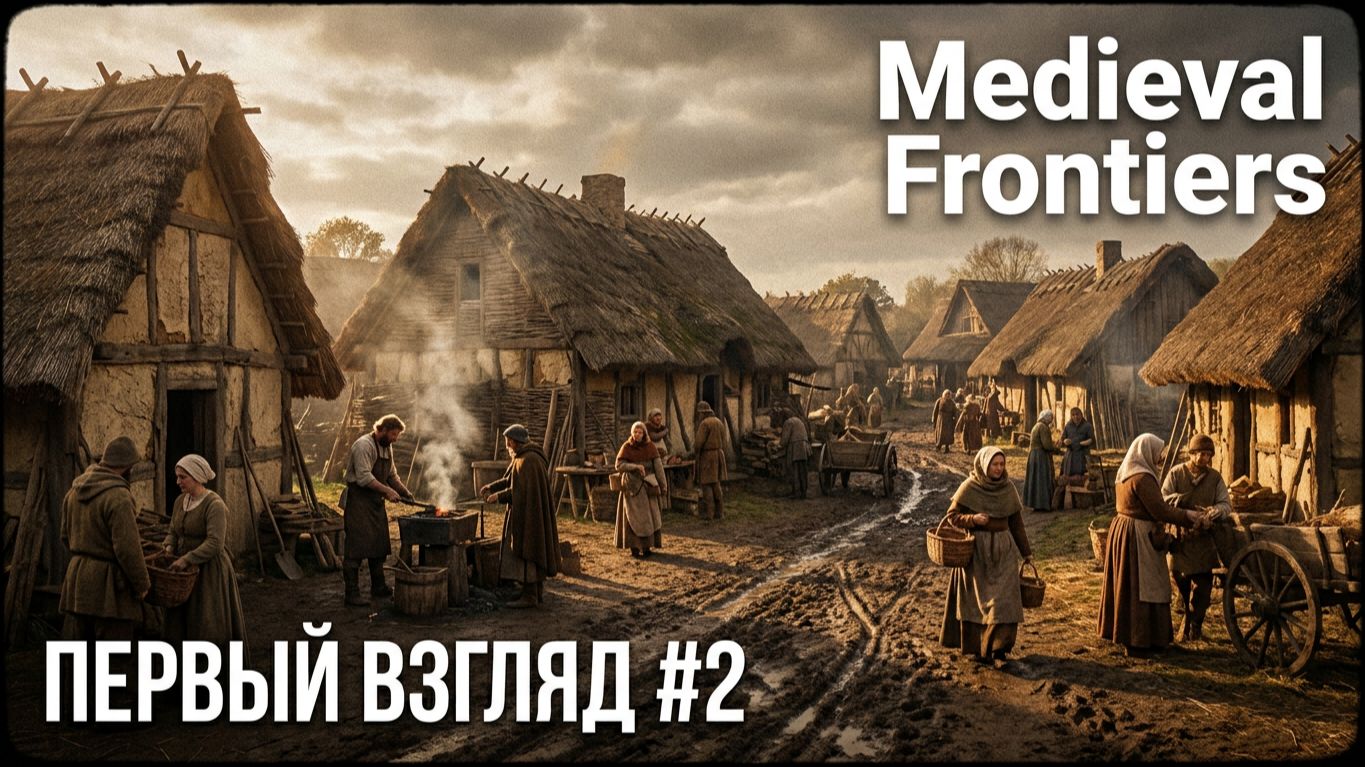 Medieval Frontiers - СПАСАЮ ВТОРОГО ЖИТЕЛЯ🕹 Эпизод 2 Первый взгляд, обзор геймплей