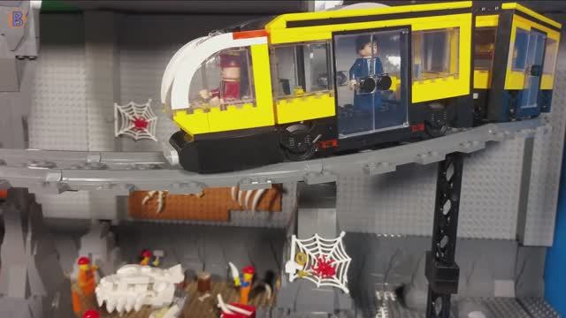 LEGO вода из пожарного гидранта накрывает динозавров — детский мульт‑дизастер