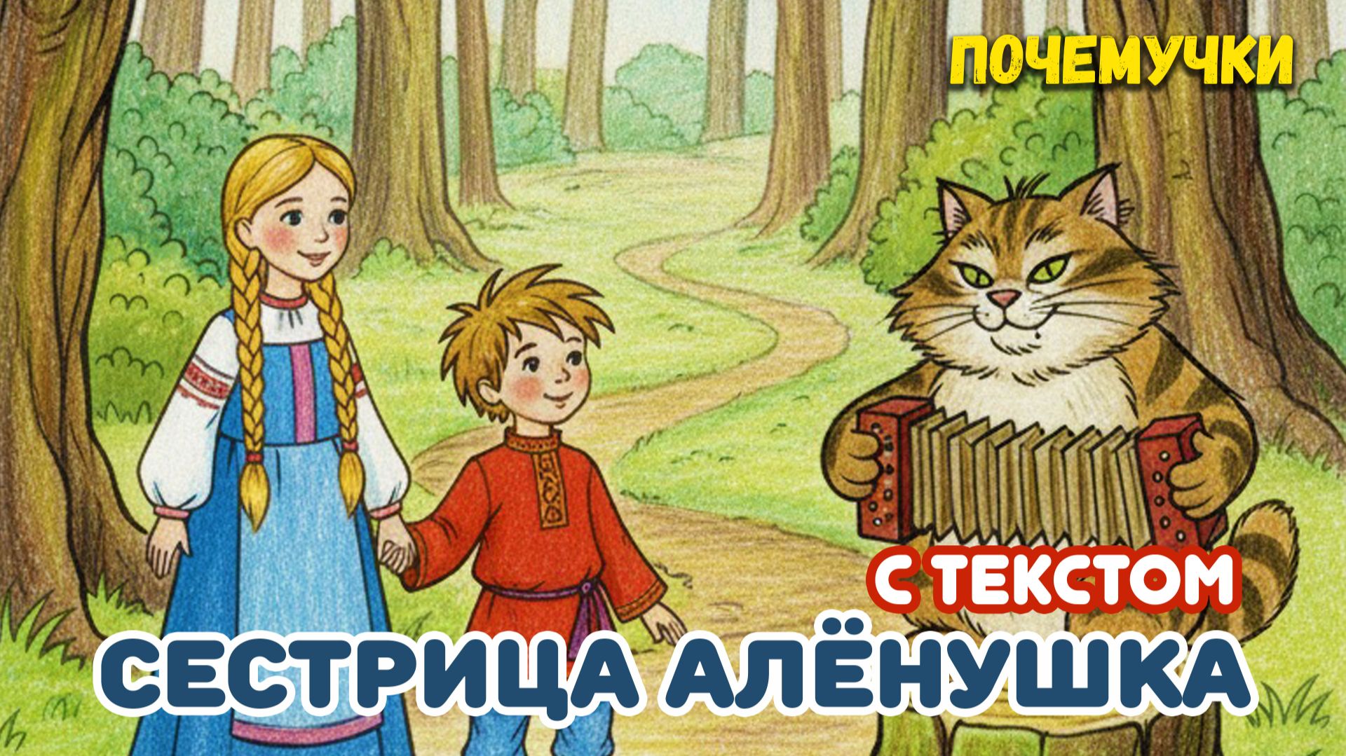 Сестрица Алёнушка | Почемучки | Детские песни | С текстом