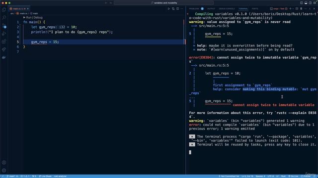 28. Immutable and Mutable Variables смотреть онлайн