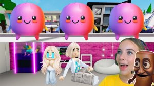 СТРОЮ БУНКЕР, ЧТОБЫ ЗАЩИТИТЬ МАЛЫША АЛЁНУ ОТ DUMPLINGS в ROBLOX!