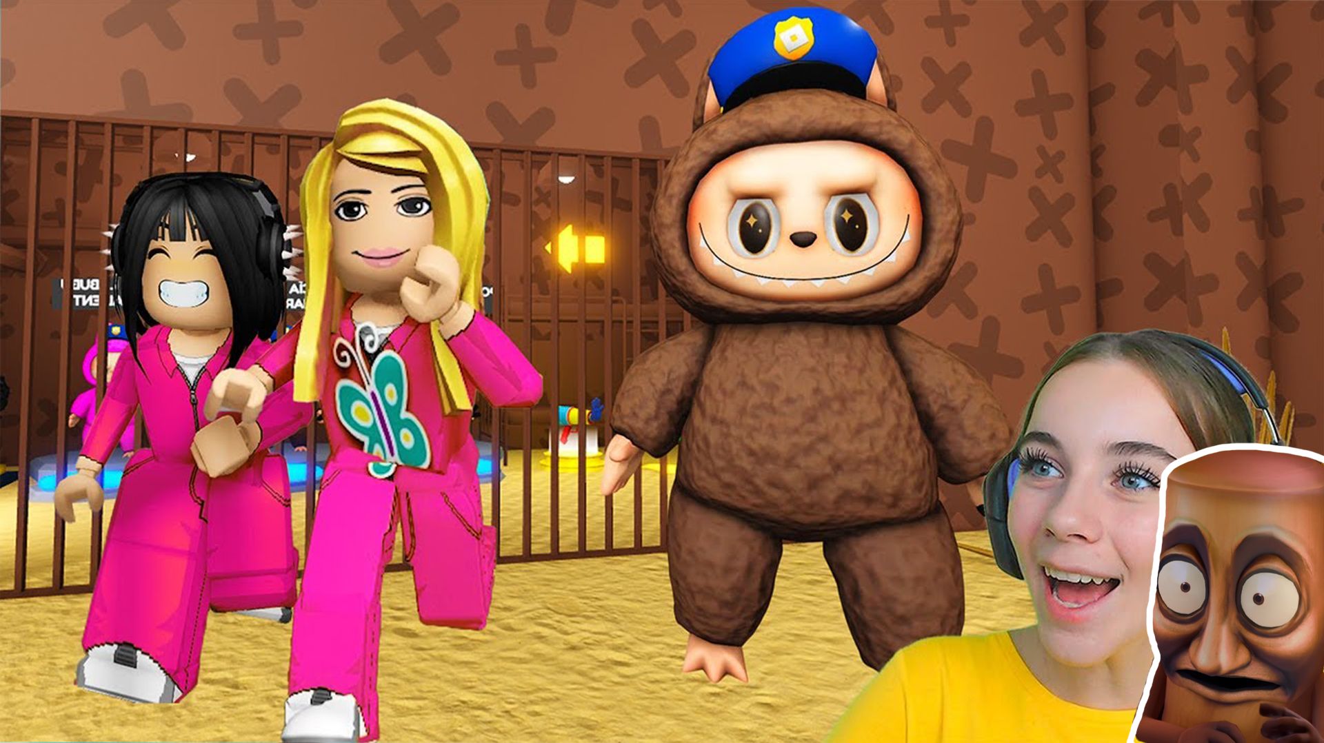 ПОБЕГ ОТ ЛАБУБУ ТЮРЬМЫ в ROBLOX! С АЛЁНОЙ смотреть онлайн