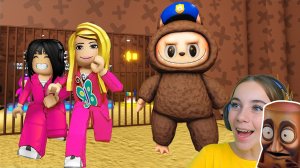 ПОБЕГ ОТ ЛАБУБУ ТЮРЬМЫ в ROBLOX! С АЛЁНОЙ