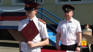 Учащиеся Кадетской школы имени генерал-майора милиции В.А. Архипова приняли Присягу