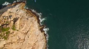 Cliff   Island   Sea View   Drone Aerial View   Free stock footage   Free HD Videos - no copyright