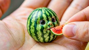 Живые фрукты 🍎😊 Невероятно приятная ИИ-анимация как Мультики!