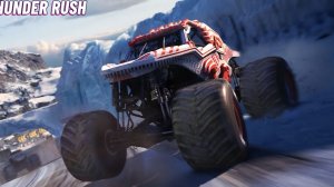 Монстр траки. Перевороты на машине зимой. Monster Jam Showdown