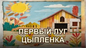 Цыплёнок на лугу