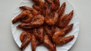 Ароматные креветки с чесночным соусом