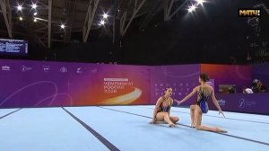 ЖП Чемпионат 14+, Ильюхина Маргарита - Ильина Мария, МАУ ДО СШ №1, Балансовое упражнение