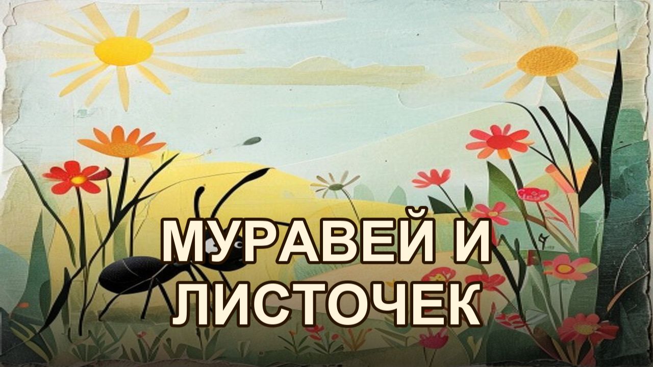 Как муравей нашёл потерянный листочек