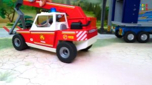 Пожарная машина Грузовик Эвакуатор Гоночная машина Автокран Самолет - Видео детям