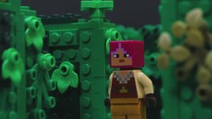 АТАКА ГИГАНТСКОГО ЭНДЕРМЕНА!!! Алекс и Стив в опасности! Лего-анимация Minecraft Видео детям