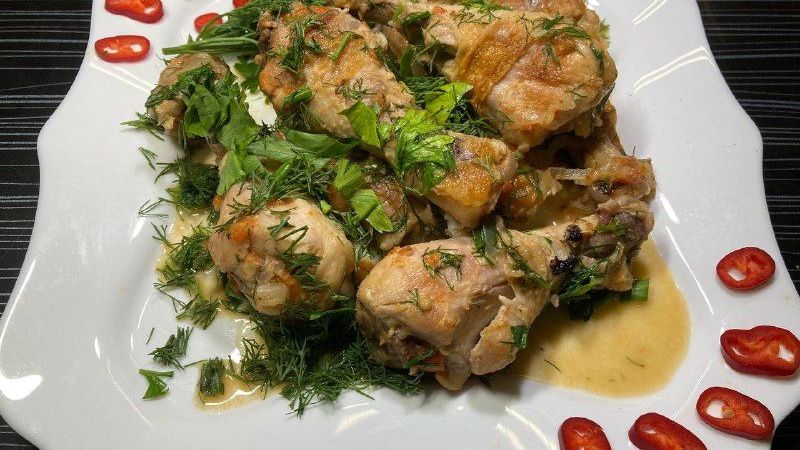 Пряное чахохбили с овощами и травами смотреть онлайн