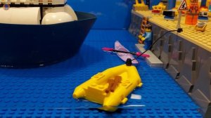 LEGO Метеорный дождь вызывает цунами и провалы грунта в реке Брик — Фильм-катастрофа